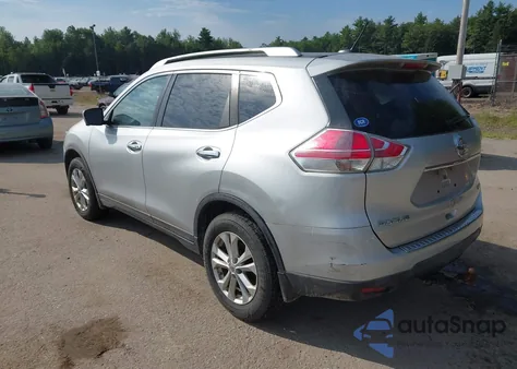 2016 Nissan Rogue Sv из США, поврежденный, VIN KNMAT2MV8GP642531